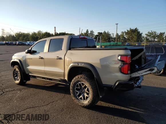2024 Chevrolet Colorado 4WD ZR2 with VIN 1GCPTFEK4R1178326, listed as a Copart auction lot 67741635 with 34,173 mi miles and Salvage title. Bid and sale history available at DreamBid. Image 2.