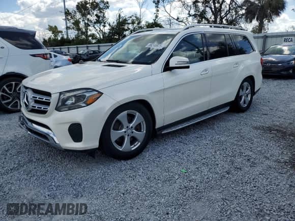 2017 Mercedes-Benz GLS 450 с VIN 4JGDF6EE1HA777246, выставлен на аукционе Copart как лот 86246925 с пробегом 94 207 миль миль и Списание • Salvage title. История ставок и продаж доступна на DreamBid. Изображение 1.