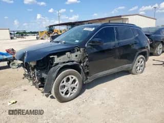 2024 Jeep Compass Latitude with VIN 3C4NJDBN7RT131302, listed as a Copart auction lot 68656495 with 20,941 mi miles and Salvage title. Bid and sale history available at DreamBid. Image 1.
