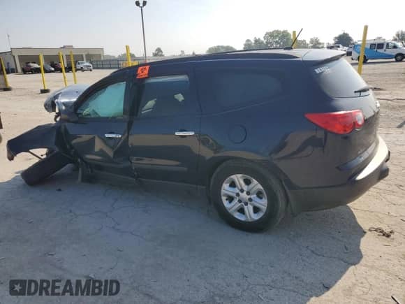 2012 Chevrolet Traverse LS with VIN 1GNKVFED8CJ157368, listed as a Copart auction lot 66192305 with Not provided miles and Salvage title. Bid and sale history available at DreamBid. Image 2.