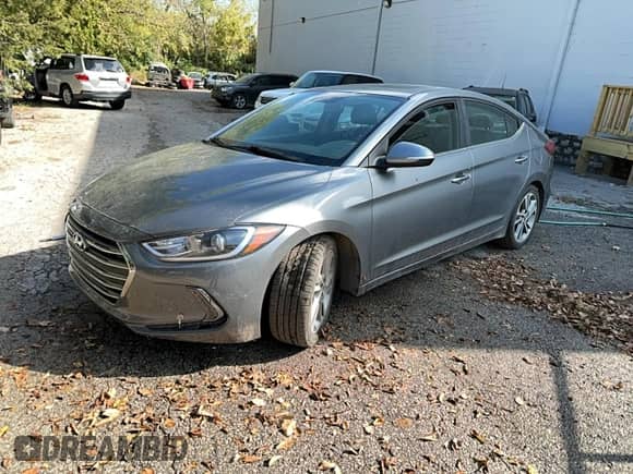 2017 Hyundai Elantra SE with VIN KMHD84LF0HU120608, listed as a Copart auction lot 87084045 with 126,708 mi miles and Clean title. Bid and sale history available at DreamBid. Image 2.