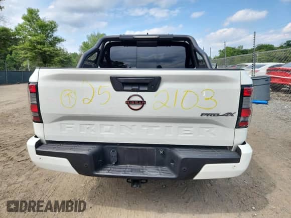 2023 Nissan Frontier S with VIN 1N6ED1EK1PN615029, listed as a Copart auction lot 60319245 with 38,876 mi miles and Salvage title. Bid and sale history available at DreamBid. Image 6.