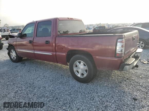 2006 GMC Sierra 1500 SLE2 with VIN 2GTEC13Z261273550, listed as a Copart auction lot 57550045 with 154,249 mi miles and Salvage title. Bid and sale history available at DreamBid. Image 2.