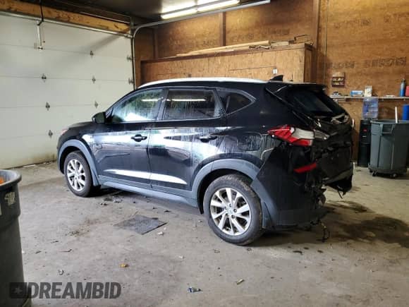 2021 Hyundai Tucson Value with VIN KM8J3CA46MU394791, listed as a Copart auction lot 81676295 with 55,010 mi miles and Salvage title. Bid and sale history available at DreamBid. Image 2.