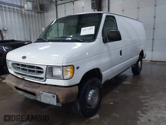 2002 Ford Econoline Cargo z VIN 1FTSE34L22HA51536, wystawiony jako IAAI lot #42071689 z przebiegiem 280 951 mil mil oraz . Historia ofert i sprzedaży dostępna na DreamBid. Obrazek 18.