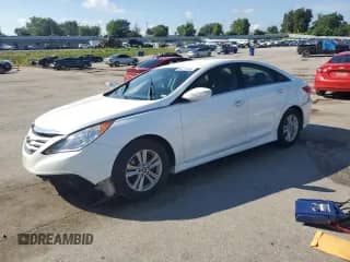 2014 Hyundai Sonata GLS z VIN 5NPEB4AC2EH938379, wystawiony jako Copart lot #68777355 z przebiegiem 91 651 mil mil oraz Szkoda całkowita • Salvage title. Historia ofert i sprzedaży dostępna na DreamBid. Obrazek 1.