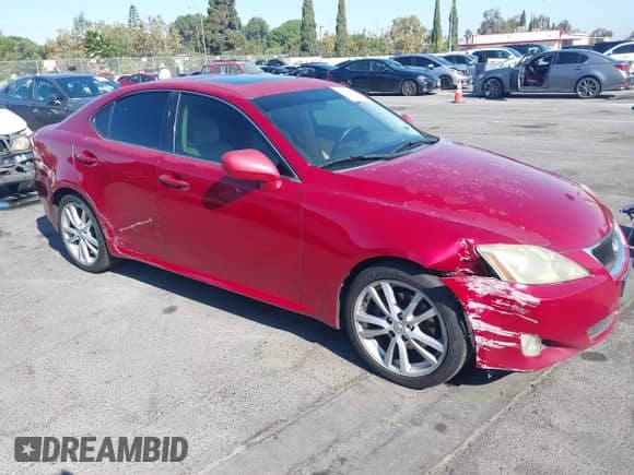 2006 Lexus IS 250 z VIN JTHBK262662004816, wystawiony jako IAAI lot #43144164 z przebiegiem 204 787 mil mil oraz . Historia ofert i sprzedaży dostępna na DreamBid. Obrazek 1.