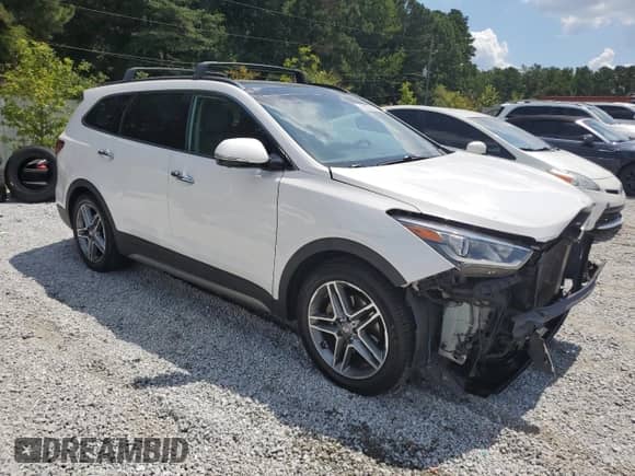 2017 Hyundai Santa Fe Limited Ultimate z VIN KM8SR4HF4HU231322, wystawiony jako Copart lot #69030095 z przebiegiem 202 744 mil mil oraz Szkoda całkowita • Salvage title. Historia ofert i sprzedaży dostępna na DreamBid. Obrazek 4.