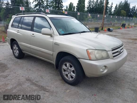 2003 Toyota Highlander с VIN JTEGF21A130119398, выставлен на аукционе IAAI как лот 42560476 с пробегом 263 151 миль миль и . История ставок и продаж доступна на DreamBid. Изображение 1.