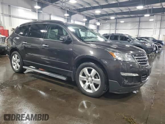 2017 Chevrolet Traverse Premier with VIN 1GNKVJKD7HJ267343, listed as a Copart auction lot 61958345 with 150,086 mi miles and Salvage title. Bid and sale history available at DreamBid. Image 4.