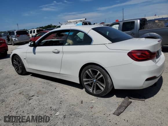 2020 BMW 4 Series 430i with VIN WBA4Z1C06L5N33385, listed as a Copart auction lot 62475365 with 8,513 mi miles and Salvage title. Bid and sale history available at DreamBid. Image 2.