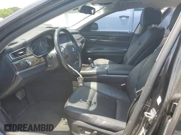 2012 BMW 7 Series 740Li with VIN WBAKB4C55CC577012, listed as a Copart auction lot 62151725 with 111,320 mi miles and Salvage title. Bid and sale history available at DreamBid. Image 7.