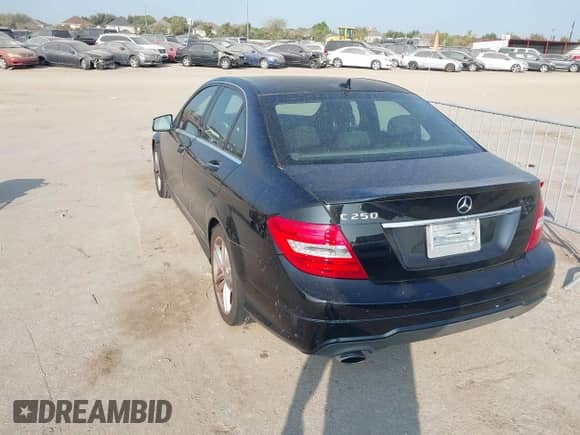 2014 Mercedes-Benz C 250 Sport with VIN WDDGF4HB0EA960873, listed as a IAAI auction lot 43525113 with 93,094 mi miles and . Bid and sale history available at DreamBid. Image 3.