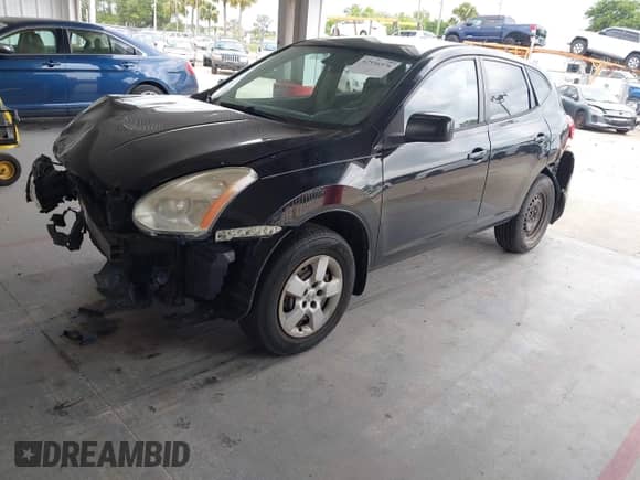 2009 Nissan Rogue S with VIN JN8AS58T79W040259, listed as a IAAI auction lot 42536576 with 128,537 mi miles and . Bid and sale history available at DreamBid. Image 2.