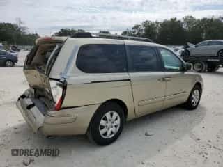 2007 Hyundai Entourage GLS z VIN KNDMC233876043356, wystawiony jako Copart lot #76395214 z przebiegiem 172 937 mil mil oraz Szkoda całkowita • Salvage title. Historia ofert i sprzedaży dostępna na DreamBid. Obrazek 3.