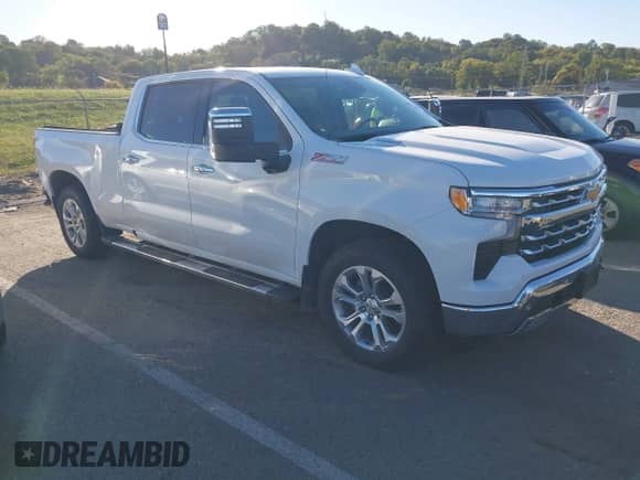 2024 Chevrolet Silverado 1500 LTZ с VIN 1GCUDGE86RZ284160, выставлен на аукционе IAAI как лот 43499735 с пробегом 52 687 миль миль и . История ставок и продаж доступна на DreamBid. Изображение 1.