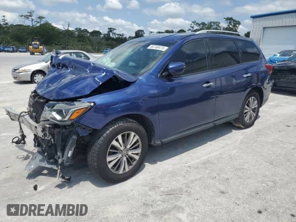 2018 Nissan Pathfinder Platinum с VIN 5N1DR2MM7JC664291, выставлен на аукционе Copart как лот 46748475 с пробегом 142 708 миль миль и Списание • Salvage title. История ставок и продаж доступна на DreamBid. Изображение 1.