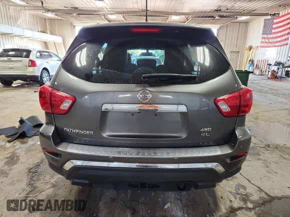 2017 Nissan Pathfinder S with VIN 5N1DR2MM1HC612133, listed as a Copart auction lot 86134615 with 155,863 mi miles and Salvage title. Bid and sale history available at DreamBid. Image 6.