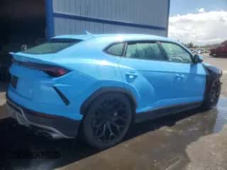 2022 Lamborghini Urus with VIN ZPBUA1ZL7NLA19211, listed as a Copart auction lot 81304775 with 15,414 mi miles and Clean title. Bid and sale history available at DreamBid. Image 3.