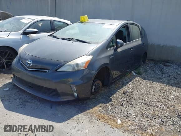 2013 Toyota Prius Two with VIN JTDZN3EU9D3241033, listed as a IAAI auction lot 42840052 with Not provided miles and . Bid and sale history available at DreamBid. Image 2.