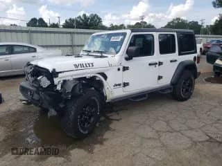 2023 Jeep Wrangler Willys с VIN 1C4HJXDN1PW531858, выставлен на аукционе Copart как лот 63683095 с пробегом 26 879 миль миль и Списание • Salvage title. История ставок и продаж доступна на DreamBid. Изображение 1.