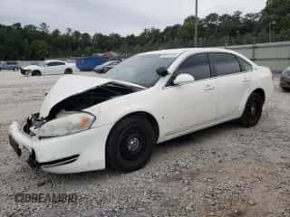 2008 Chevrolet Impala Police Police with VIN 2G1WS553581260620, listed as a Copart auction lot 70711364 with 202,463 mi miles and Salvage title. Bid and sale history available at DreamBid. Image 1.