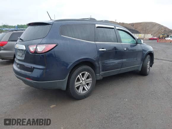 2015 Chevrolet Traverse LT with VIN 1GNKVGKD1FJ299608, listed as a IAAI auction lot 42443788 with 135,254 mi miles and . Bid and sale history available at DreamBid. Image 4.