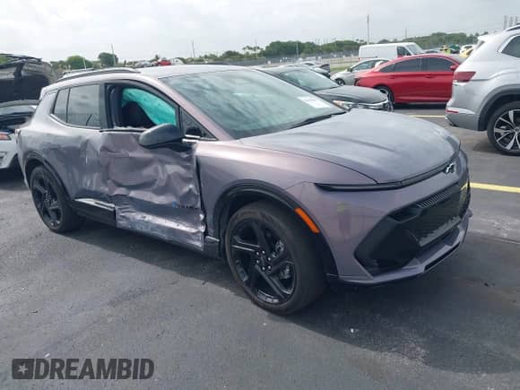 2024 Chevrolet Equinox EV RS с VIN 3GN7DSRP8RS296056, выставлен на аукционе IAAI как лот 42430055 с пробегом 6 694 миль миль и . История ставок и продаж доступна на DreamBid. Изображение 1.