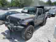 2021 Jeep Wrangler Unlimited Rubicon with VIN 1C4HJXFG8MW573275, listed as a Copart auction lot 66147665 with 34,956 mi miles and Salvage title. Bid and sale history available at DreamBid. Image 3.