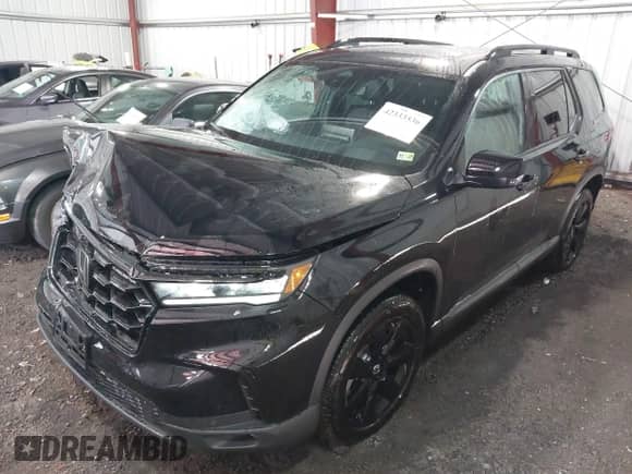 2025 Honda Pilot Black Edition с VIN 5FNYG1H95SB082691, выставлен на аукционе IAAI как лот 42333536 с пробегом 5 365 миль миль и . История ставок и продаж доступна на DreamBid. Изображение 2.