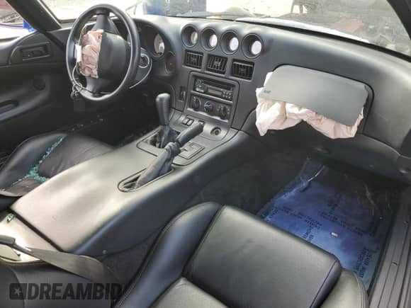 1996 Dodge Viper GTS with VIN 1B3ER69E2TV200349, listed as a Copart auction lot 82342374 with 9,107 mi miles and Salvage title. Bid and sale history available at DreamBid. Image 8.