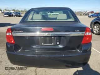 2006 Chevrolet Malibu 1LS с VIN 1G1ZS51F86F295204, выставлен на аукционе Copart как лот 73677164 с пробегом 112 998 миль миль и Списание • Salvage title. История ставок и продаж доступна на DreamBid. Изображение 6.