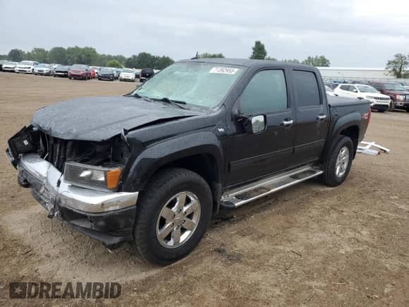 2012 Chevrolet Colorado 2LT with VIN 1GCHTDFP1C8117453, listed as a Copart auction lot 71392955 with 143,410 mi miles and Clean title. Bid and sale history available at DreamBid. Image 1.