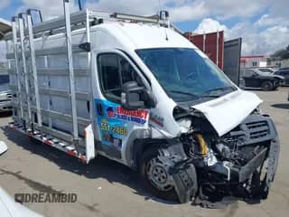 2017 Ram ProMaster Cargo with VIN 3C6URVHGXHE510548, listed as a IAAI auction lot 43369324 with 53,428 mi miles and . Bid and sale history available at DreamBid. Image 1.