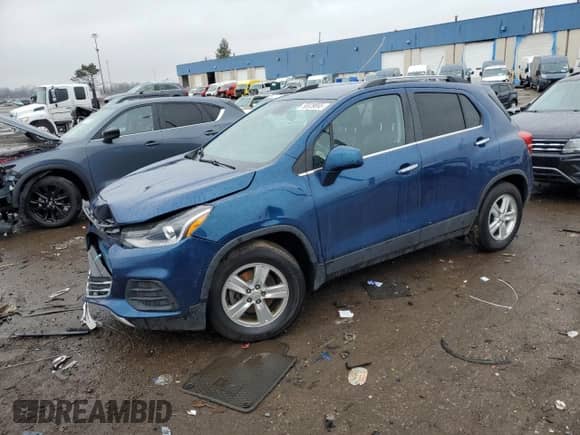 2019 Chevrolet Trax LT with VIN 3GNCJLSBXKL343163, listed as a Copart auction lot 61429345 with 88,819 mi miles and Clean title. Bid and sale history available at DreamBid. Image 1.