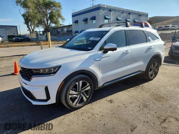 2023 Kia Sorento SX Prestige with VIN KNDRKDLG9P5171148, listed as a Copart auction lot 71558825 with 25,998 mi miles and Salvage title. Bid and sale history available at DreamBid. Image 1.