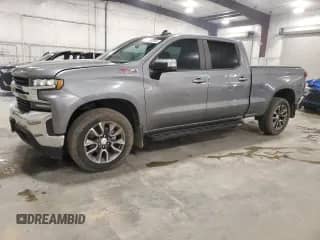 2021 Chevrolet Silverado 1500 LT z VIN 3GCUYDET7MG144893, wystawiony jako Copart lot #79448064 z przebiegiem 47 474 mil mil oraz Szkoda całkowita • Salvage title. Historia ofert i sprzedaży dostępna na DreamBid. Obrazek 1.