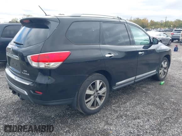 2014 Nissan Pathfinder SL with VIN 5N1AR2MMXEC656081, listed as a IAAI auction lot 43403822 with 150,020 mi miles and . Bid and sale history available at DreamBid. Image 4.