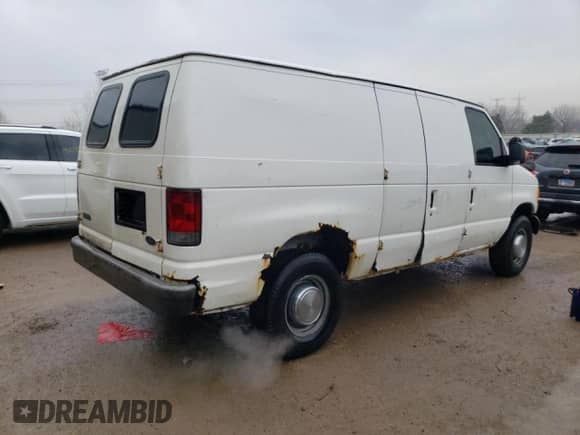 2003 Ford Econoline Cargo с VIN 1FTNE24L93HB95240, выставлен на аукционе Copart как лот 43347625 с пробегом 220 538 миль миль и Списание • Salvage title. История ставок и продаж доступна на DreamBid. Изображение 3.