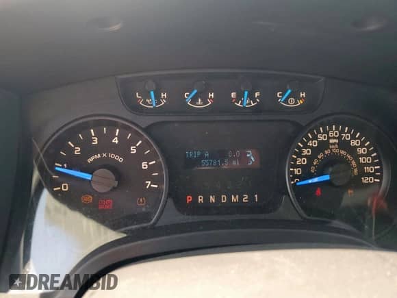 2014 Ford F-150 STX with VIN 1FTEX1CMXEKD44629, listed as a Copart auction lot 70830235 with 55,781 mi miles and Salvage title. Bid and sale history available at DreamBid. Image 9.