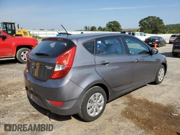 2015 Hyundai Accent GS with VIN KMHCT5AE1FU211863, listed as a Copart auction lot 84905735 with 115,868 mi miles and Clean title. Bid and sale history available at DreamBid. Image 3.