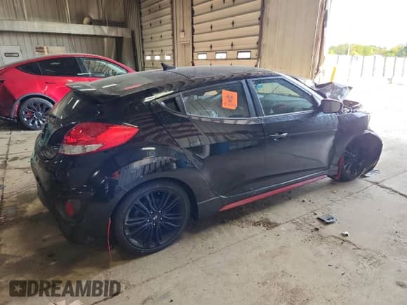 2016 Hyundai Veloster Turbo с VIN KMHTC6AE0GU276257, выставлен на аукционе Copart как лот 80464335 с пробегом 77 169 миль миль и На запчасти • Non repairable. История ставок и продаж доступна на DreamBid. Изображение 3.