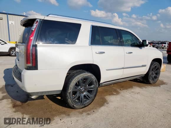 2017 Cadillac Escalade Premium Luxury z VIN 1GYS4CKJ9HR356744, wystawiony jako Copart lot #70112885 z przebiegiem 121 991 mil mil oraz Czysty tytuł • Clean title. Historia ofert i sprzedaży dostępna na DreamBid. Obrazek 3.