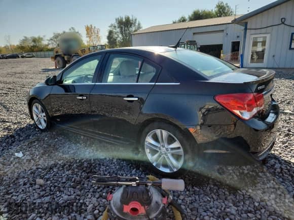 2012 Chevrolet Cruze LTZ with VIN 1G1PH5SC7C7361256, listed as a Copart auction lot 81262355 with 57,101 mi miles and Salvage title. Bid and sale history available at DreamBid. Image 2.