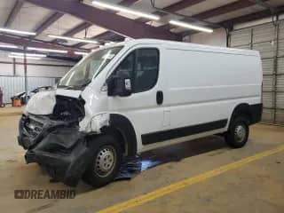 2024 Ram ProMaster Cargo Tradesman with VIN 3C6LRVAG6RE145048, listed as a Copart auction lot 56192345 with Not provided miles and Salvage title. Bid and sale history available at DreamBid. Image 1.