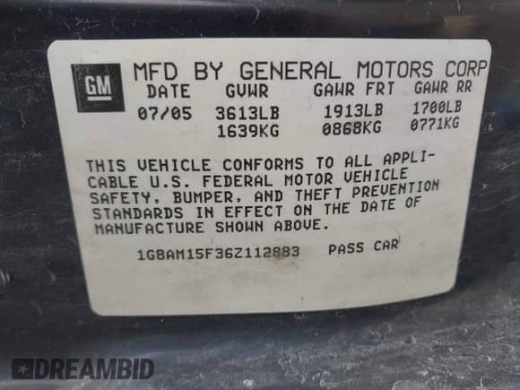 2006 Saturn ION с VIN 1G8AM15F36Z112883, выставлен на аукционе IAAI как лот 42219902 с пробегом 221 769 миль миль и . История ставок и продаж доступна на DreamBid. Изображение 9.