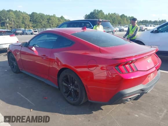 2024 Ford Mustang GT Premium with VIN 1FA6P8CF8R5405243, listed as a IAAI auction lot 43303644 with 30,887 mi miles and . Bid and sale history available at DreamBid. Image 3.
