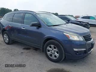 2014 Chevrolet Traverse LS z VIN 1GNKVFKD5EJ281220, wystawiony jako IAAI lot #42947918 z przebiegiem Nie podano mil oraz . Historia ofert i sprzedaży dostępna na DreamBid. Obrazek 1.