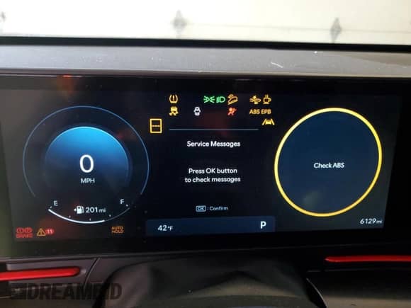 2025 Hyundai Kona N Line S with VIN KM8HBCA36SU191129, listed as a Copart auction lot 51826835 with 6,129 mi miles and Salvage title. Bid and sale history available at DreamBid. Image 9.