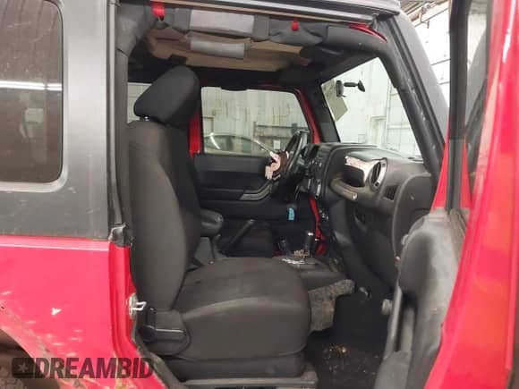 2015 Jeep Wrangler Sport with VIN 1C4AJWAG5FL676807, listed as a IAAI auction lot 41174315 with 96,909 mi miles and . Bid and sale history available at DreamBid. Image 5.